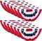 12-Pack USA 250th Anniversary Pleated Fan Flags - 1.5x3ft Patriotic Bunting for July 4th
